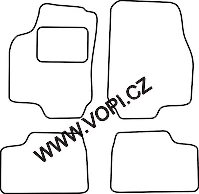 Autokoberce Opel Astra G 03/1998 - 03/2004 Perfectfit (3418)